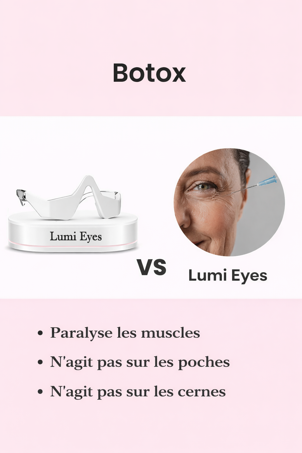 LumaSkin™ : Lunettes Anti-Cernes LED Rouge